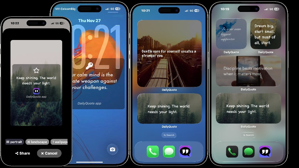 First Image Of Get Ready to Level Up Your Vibe: Introducing the DailyQuote Motivation App!